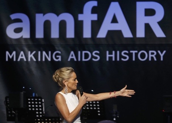 amfAR, end of AIDS, Sharon Stone
